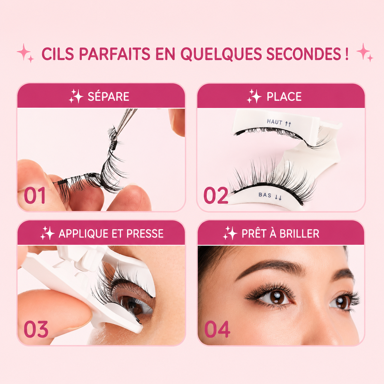 Faux Cils Magnétiques sans colle