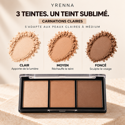 Palette Sculptante 3-en-1 YRENNA — Peaux Claire