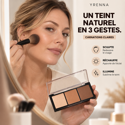 Palette Sculptante 3-en-1 YRENNA — Peaux Claire