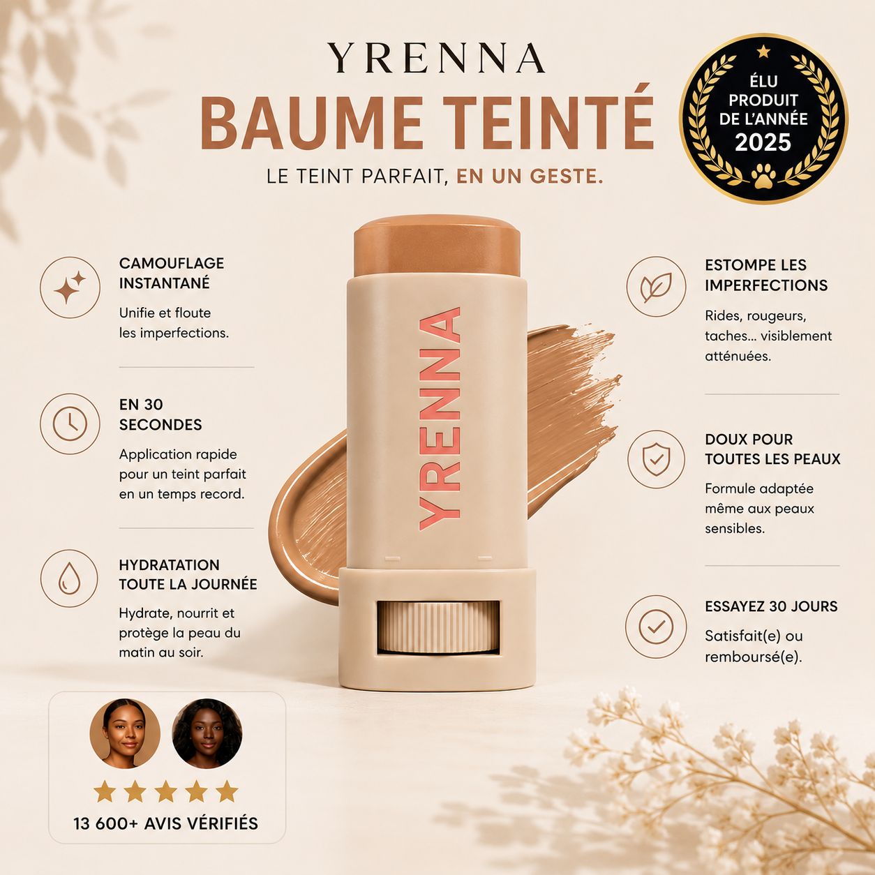 Baume Teinté YRENNA